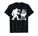 Bigfoot Meat Smoker Chef BBQ Lover Grill Grilling Sasquatch T-Shirt