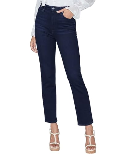 PAIGE Womens Cindy Blue Moon Ultra High-Rise Straight Leg Jean, 23
