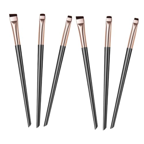 MUSISALY Makeup Brush Set 6pcs Eyeliner Brushes Portable Eyeliner Tool for Women