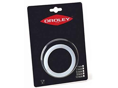 Oroley - Recambio Arandela Silicona Para Cafetera Italiana De Aluminio, 12 Tazas
