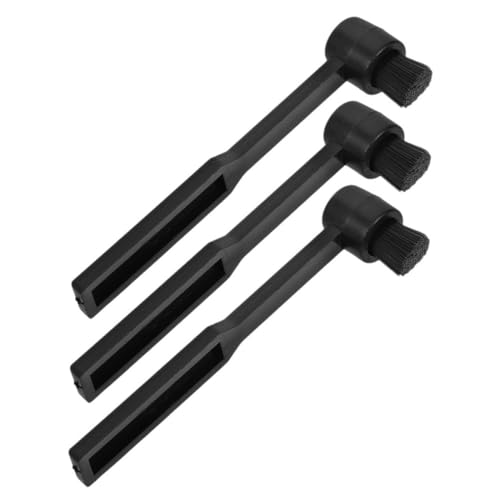 OSALADI 3pezzi Spazzola per Pulizia degli Album di Dischi Spazzola Antistatica per Pulizia degli Aghi del Giradischi Riduce Elettricità Statica Mantiene Prestazioni Audio Ottimali Compatib