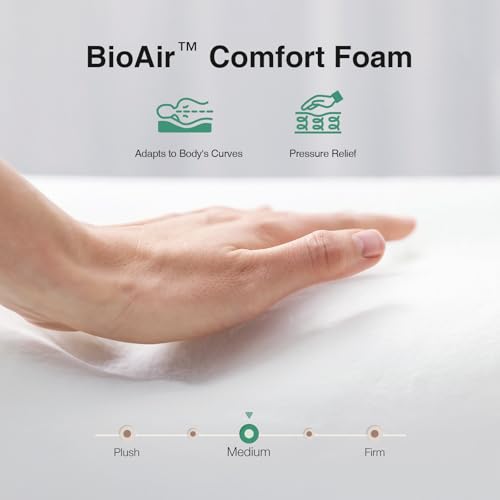 Image of Novilla Twin Mattress 6 Inch, Foam and Spring Hybrid Mattresses|Restful Sleep, Twin Mattress in a Box, Medium Firm, CertiPUR-US Certified Foam, Durable Support, Eco-Friendly Packaging