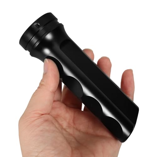 Cubierta de freno Amosfun de aluminio negro para proteger el interior del coche 4