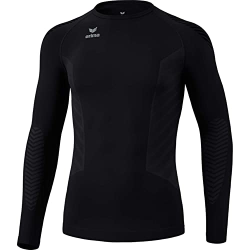 Erima Unisex Kinder Athletic Longsleeve 2.0 Funktionsunterw Sche, Schwarz, XS EU