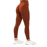 【Anti-Squat】 Las pantalones de yoga son opacas, la entrepierna evita la vergüenza de los punta de camello. Tejido elástico en 4 direcciones para una buena libertad de movimiento al estirar o mantener la posición, costuras reforzadas para evitar roturas.