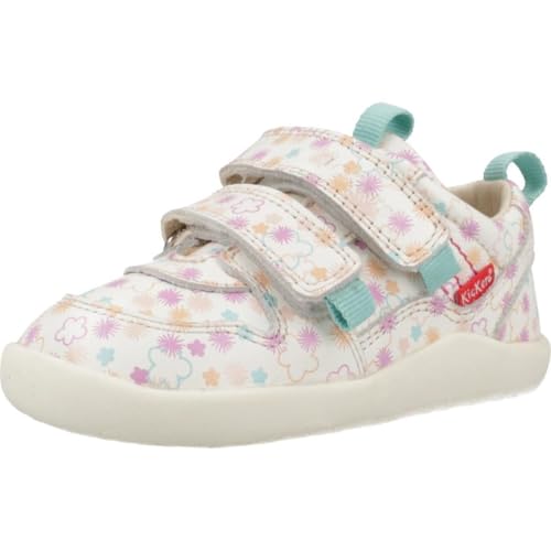 Kickers Baskets bébé fille Frapy avec fermeture facile scratch anti-chute