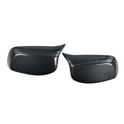 Boîtier de rétroviseur pour BMW E60 E61 style M look carbone cache de remplacement