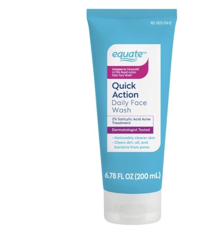 Equate™ Quick Action Daily Face Wash, 2% Salicylic Acid, 200 ml image 4
