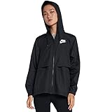 Nike Sportswear Repel Essentials Black/Black/White DQ3352-010 Women's Woven Jacket (as1, alpha, x_l,