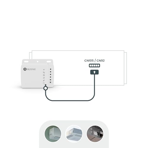 Miniatura 6 de Airzone - Aidoo Control Wifi Para Aire Acondicionado - Compatible Con Mitsubishi Electric Azai6wscmel - Control Remoto De Aire Acondicionado Y Programación Vía App - Compatible Con Google Home Y Alexa