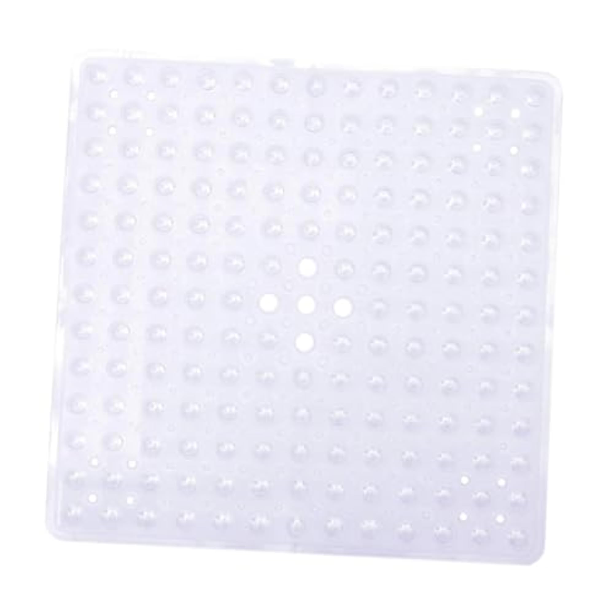 Shower Mat Easy Drain Soft 53x53cm Machine Washable Bath Mat