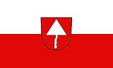 magFlags Raum-Fahne mit modernem verchromtem Fahnenständer und Marmor-Fuß | Flagge: Ratshausen 90x150cm | Höhe: 230cm