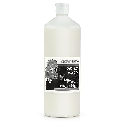 Pegamento de PVA lavable premium GHPVA1 GLOWHOUSHING, 1 litro