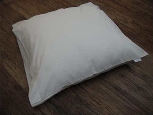 Continental European Pillow Case in White Polycotton 65cm x 65cm