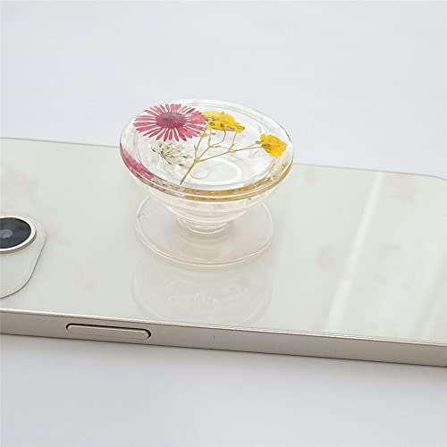 Real Dried Flowers Bouquet Branches Expanding Kickstand For Phone, Handmade Resin Phone Stand Holder #TOP4