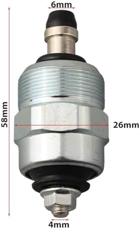 KDE6700T, KDE6700TA ve KDE6700 Motor için 12V 1A Jeneratör Yakıt Solenoid Valfı - 0.8 MPa Basınç, 58 x 26 mm, Endüstriyel Yedek Parça - Görsel 5