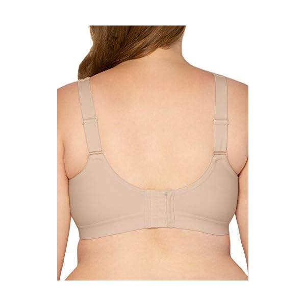 Fruit of the Loom womens Plus Size Wireless Cotton Full Coverage Bra, Sand, 42C US