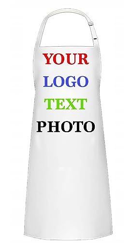 MFAZ Morefaz Ltd Personalised Custom Your Photo Design Kitchen Chef Apron POCKET BBQ Catering Waist