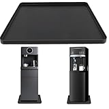 Water Cooler Mat, 24x16 Inch Silicone Drip Tray with Raised Edge, Non-Slip Appliance Protector Pad for Hardwood Floors & Carpets, Kitchen, Pet Feeding Area, Door Entry - Easy Clean (Black)