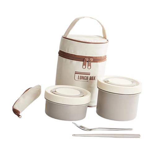 Microwaveable Rustless Food Storage Set 4-Layer Insulated Lunchbox with Leakproof Gaskets for Work Backpacking Insulated Box wit