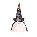 Vecksoy Peluche Gnome de Halloween, muñeca sin cara con luz, muñeca sin cara, multicolor, con luz, decoración para Halloween, Navidad