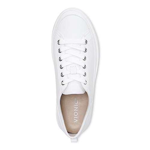 Vionic Winny Womens Casual Sneaker White Nappa - 10 Medium #TOP3