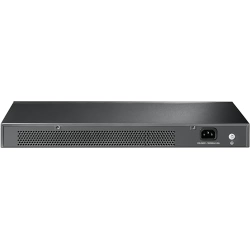 TP-Link TL-SG1024 24 Port Gigabit Netzwerk Switch ( 19 Zoll Rack-Montage, 24*RJ-45 LAN Ports, Metallgehäuse, , unmanaged, Plug-und-Play, Lifetime-Garantie) schwarz