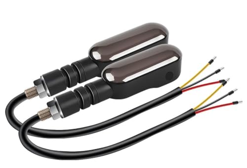Clignotant de moto arrière directionnel avec projection au sol et 27 modes