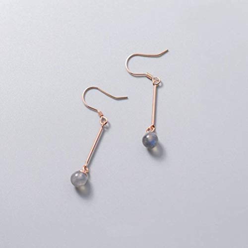 Boucles d'oreilles de Lune hypoallergéniques en argent S925 pour femmes