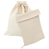 BESPORTBLE Wiederverwendbare Canvas Eisbeutel 2 Stück Dickes Segeltuch mit Aufhängeschlaufe für Crushed Ice und Trockeneis Bar und Cocktailzubehör