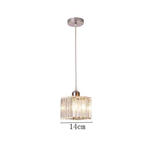 Lustre en cristal facile à installer, suspension compacte et lumineuse