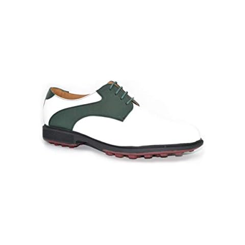 HANDCRAFTED by A 1899 Zapato Golf Hombre Fabricado a Mano Impermeable Fabricado en España Zapatos Artesanos Calzados Losal 1899 Modelo ChicagoV Cover