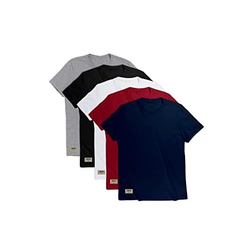 Kit 5 Camisetas Coloridas Basicas 100% Algodão 30.1 Di Nuevo Masculina