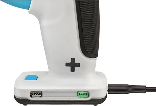Black+Decker 3.6V Cordless Glue Gun BCGL115 (wireless, for craft, decoration and repair work, self-standing, automatic shutdown, with integrated LED light, including USB-C cable and