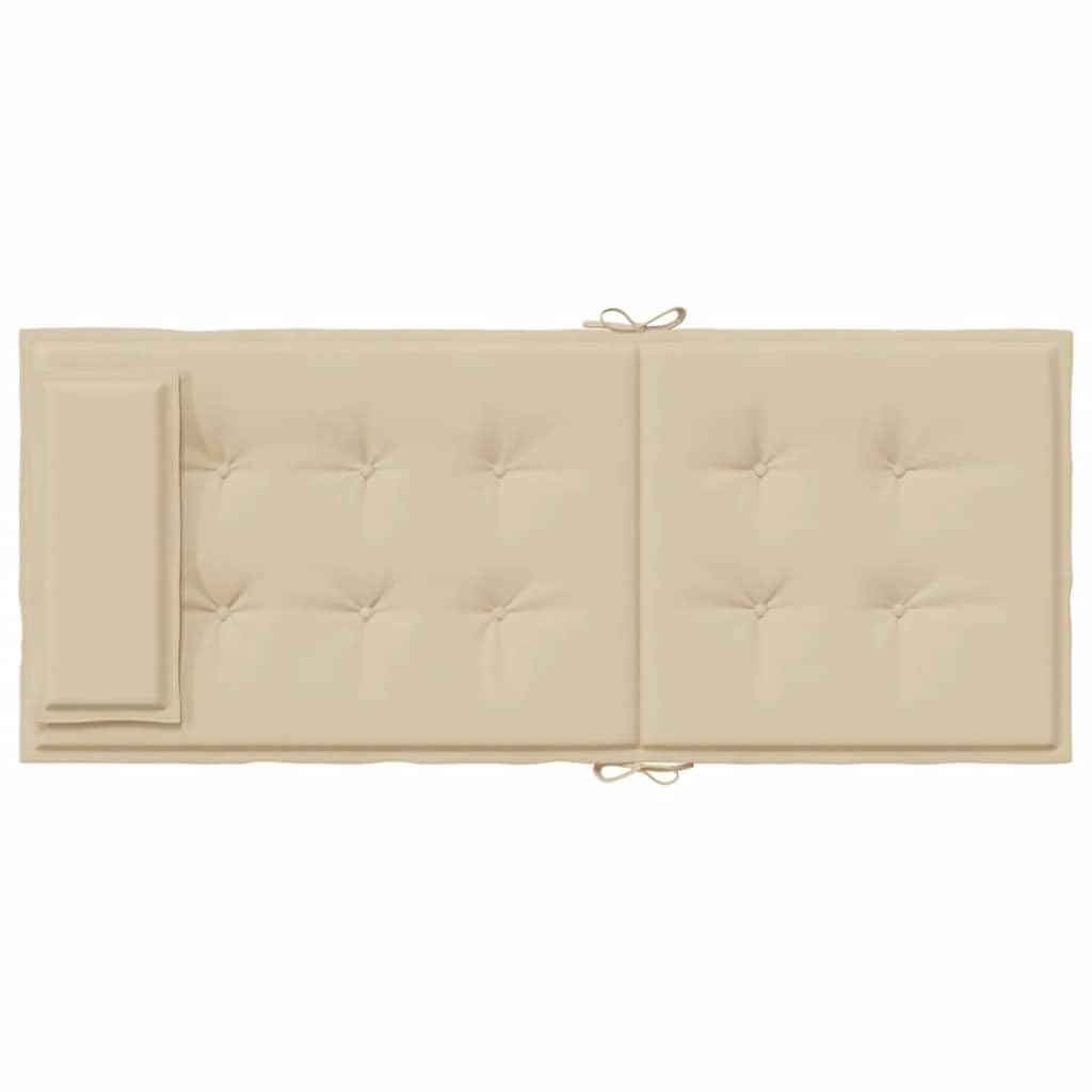 vidaXL Tuinstoelkussens 4 st ruitpatroon 50x50x3 cm stof grijs