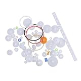 KICHOUSE 60個 入りロボット部品ギア 耐久プラスチック製 多種歯車アソート メカニカルモデル用 おもちゃ車アクセサリー兼用