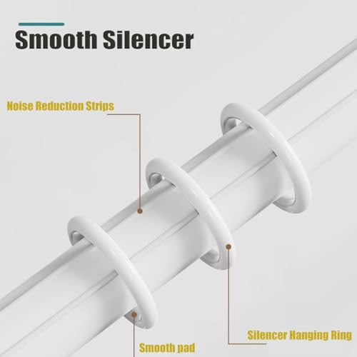 Tringle à rideaux extensible de 1.5m pour installer vos rideaux sans couper la barre - 3