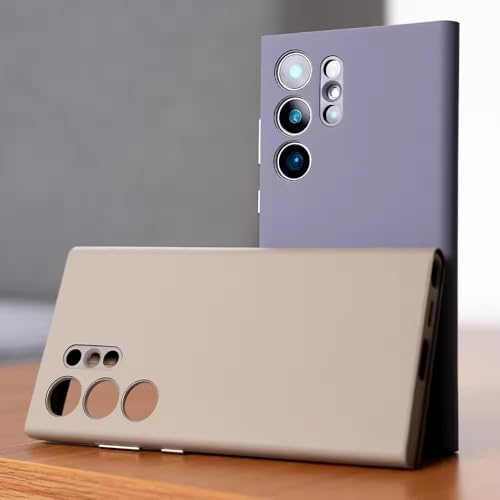 Image of Ultra-Hybrid for Samsung Galaxy S24 Ultra S-View Wallet Case - Protective Leather Cover with Smart Screen Display, Tap Control, Slim Design, and Built-in Card Holder Pocket Case (Titanium Gray)