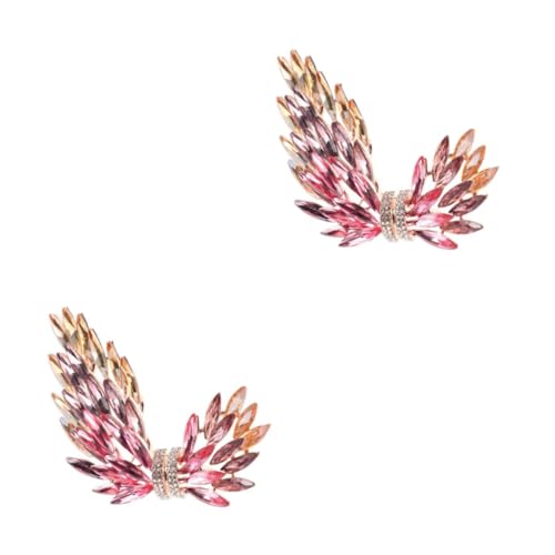 Boutonnière mariage rétro lot de 2 broches costume homme et femme avec strass