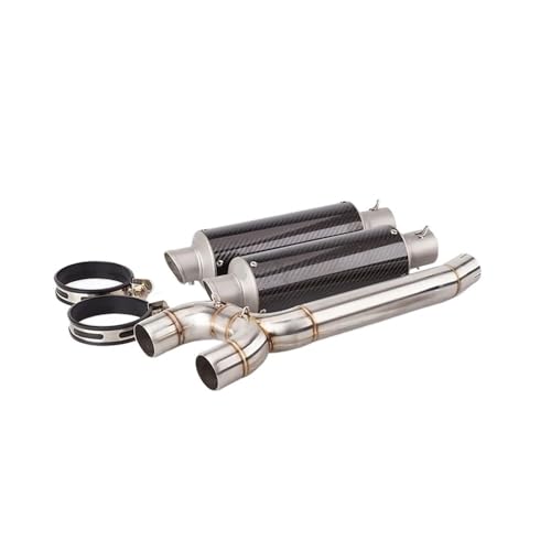 Tuyau d'échappement pour FZ6 FZ6N FZ6S 2004-2009 en carbone