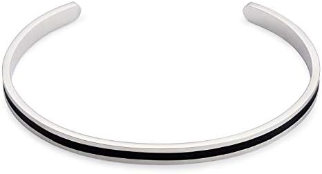 Handmade Cuff Stainless Steel Bracelet For Men By Galis Jewelry - Bangle Bracelet For Men - Jewelry For Men - Fits 6.5"-8" Wrist Sizes