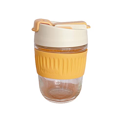 Glass Ins Large Capacity Water Bottle Coffe Cup Glass Water Cup With Straw Gifts For Girls Childs