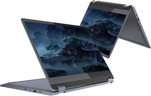 Image of Lenovo C340 15.6 inch FHD Touchscreen 2-in-1 Chromebook Laptop, Intel i3 CPU(Up to 3.4GHz), 4GB RAM, 64GB Storage, USB-C, Wi-Fi, Bluetooth, Chrome OS, Grey, High-End Business /Luxury Gift