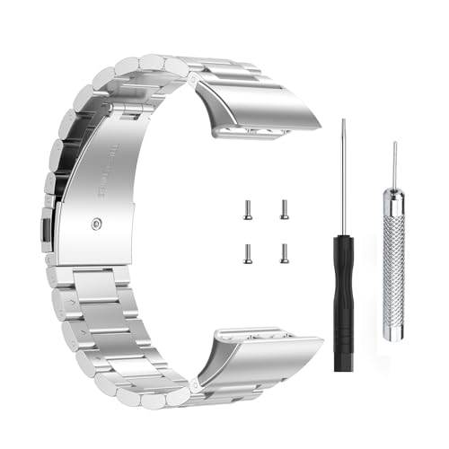 Garmin Approach S10 / Forerunner 35 / Forerunner 30 Brazalete Acero Inoxidable Plata