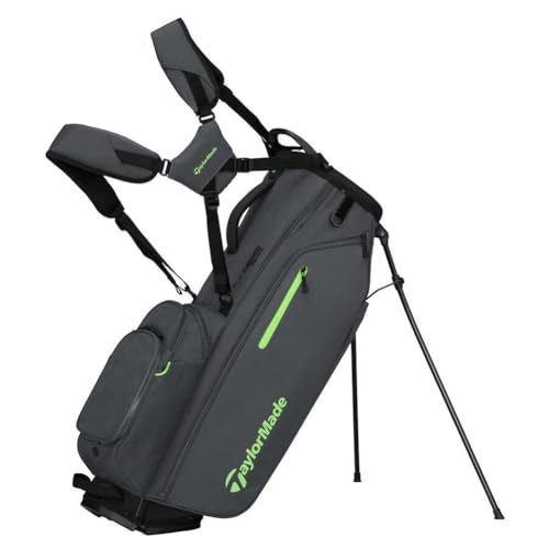 TaylorMade Golf Flextech Crossover Stand Bag Grey/Neon Green