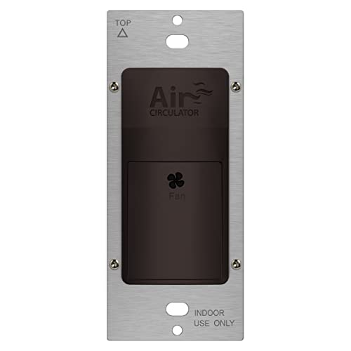 Topgreener Air Cycle Switch, Smart Exhaust Circulator, Auto Exhausts Air Hourly For Ventilation/Bathroom/Exhaust Fan, Countdown Timer, Led Indicator, 120Vac, 1/4Hp Motor, Tdts5-Br, Brown #TOP17