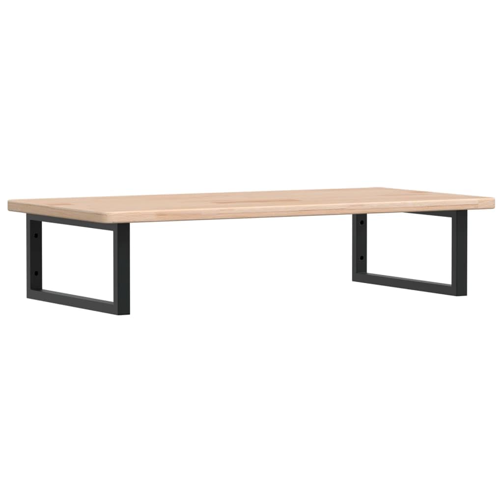 Owox - Tapa para lavabo (100 x 50 x 2,5 cm, roble negro, soporte de acero, 100 kg, para baño)