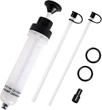 trso Siringa aspira liquidi 200ml, Siringa aspira Olio Motore per Auto Moto, Strumento per Aspirazione e Iniezione Liquidi, Kit con Tubi Accessori