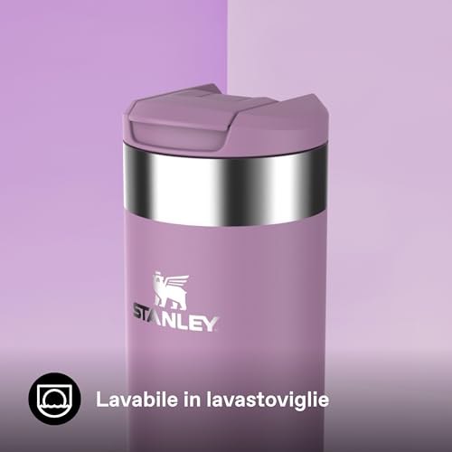 STANLEY 1913 Aerolight Transit Tazza Termica 0.35L - Mantiene 6 Ore Caldo - 8 Ore Freddo - Lavabile In Lavastoviglie - A Prova Di Perdite - Termos Caffè - Lilac - Immagine 5