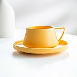 XUEQINER Taza de cerámica de Color sólido Simple, botella de regalo de moda para amigos